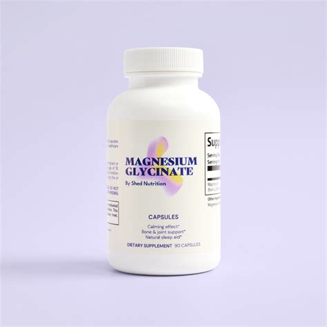 Magnesium Glycinate Supplement – Shed Supplements