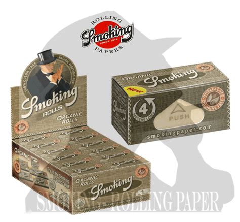 Cartine Smoking Organic Rolls Bio King Size Slim Lunghe Rotoli