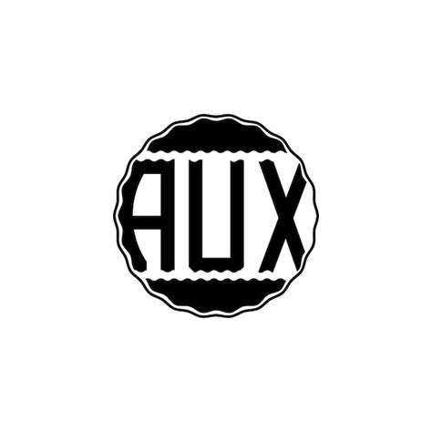 premium vector letter logo design aux