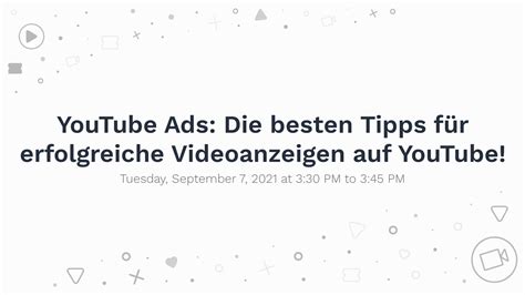 Youtube Ads Die Besten Tipps Für Erfolgreiche Videoanzeigen Auf Youtube