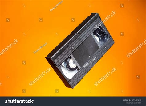 analog videocassette tape vhs retro nostalgia stock photo