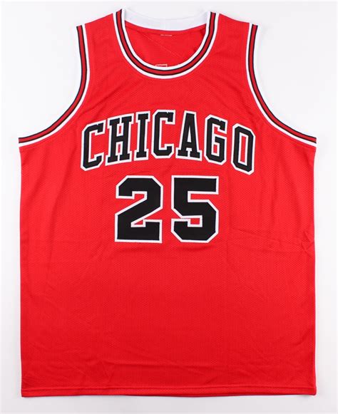 Steve Kerr Signed Bulls Jersey Schwartz Coa Pristine Auction