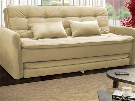 Sofa Cama 3 Lugares Casal - Sofá-Cama Casal 3 Lugares Suede Reclinável Matrix Madalena