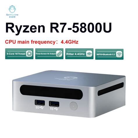 Genmachine Amd Ryzen U Windows Pro Mini Pc Ddr Gb M