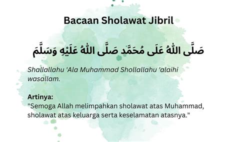 Bacaan Sholawat Jibril X Bacaan Sholawat Jibril Arab Terjemahan