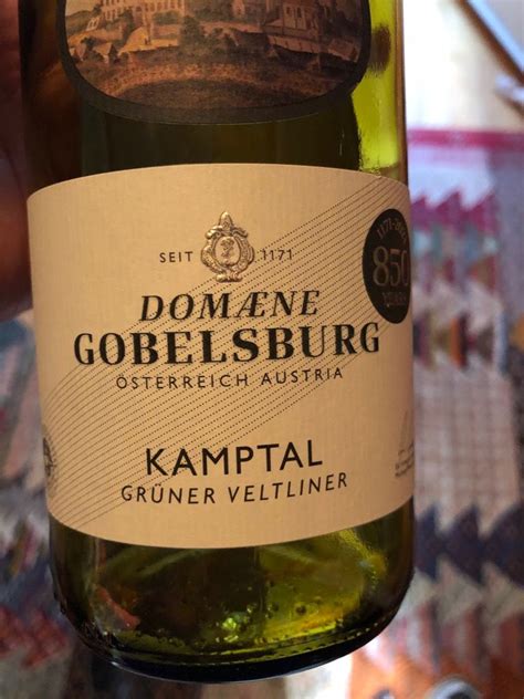 Schloss Gobelsburg Gr Ner Veltliner Dom Ne Gobelsburg