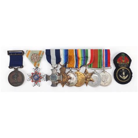 British Military World War I And World War II Nine Medal Gro Barnebys