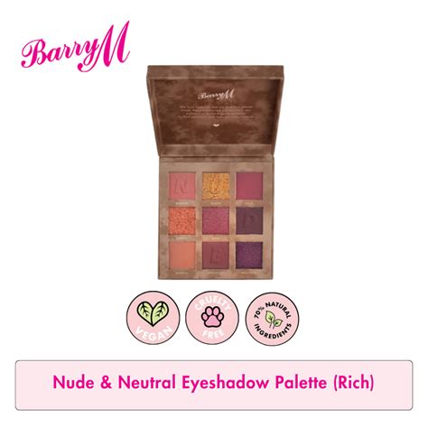 Barry M Nude Neutral Eyeshadow Palette Rich Shopee Philippines