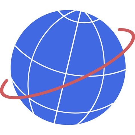 Vector Illustration Of Globe With Flight Path Free Svg