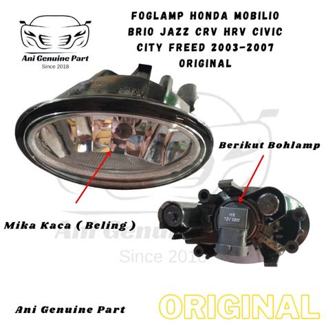 Jual Foglamp Fog Lamp Honda Mobilio Brio Jazz HRV CRV Civic City