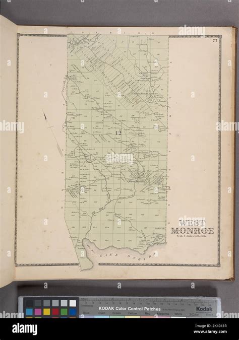 West Monroe Township Cartographic Atlases Maps 1867 Lionel Pincus