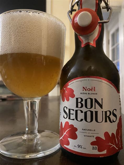Bon Secours Noel Bière Blonde Ding s Beer Blog
