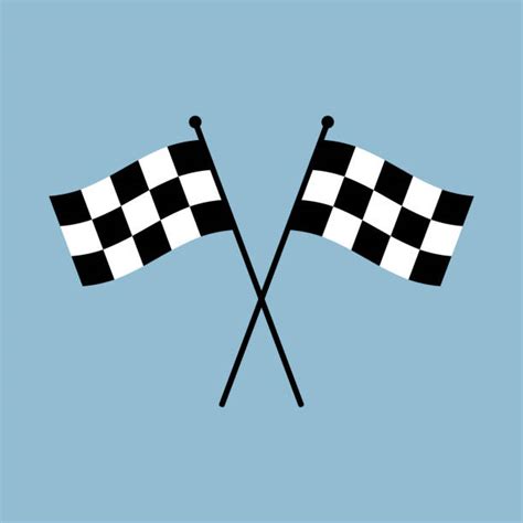kart flag stock illustrations royalty  vector graphics