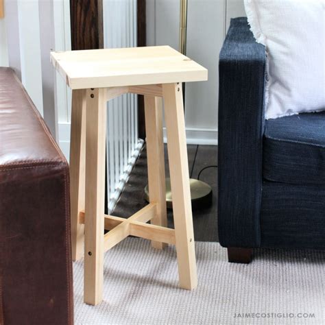 Diy Simple Side Table Jaime Costiglio