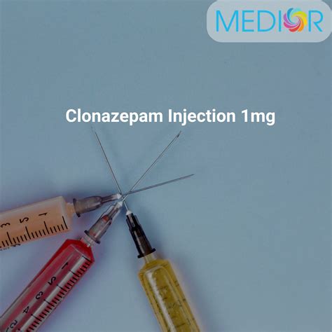 Clonazepam Injection 1mg - Pharmint