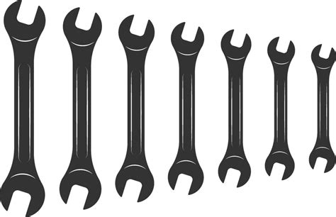 Tools Vector Wrench Icon Spanner Logo Design Element Key Tool