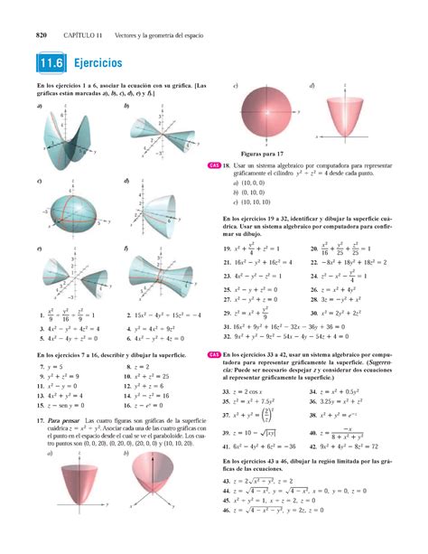 Superficies Cu Dricas Cap Tulo Vectores Y La Geometr A Del