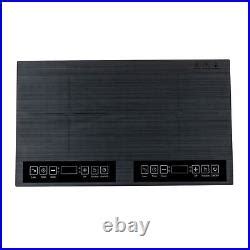 Dual Induction Cooktop Countertop 2 Burner Cooker Electric Stove Hot Plate US Cooktops Appliances