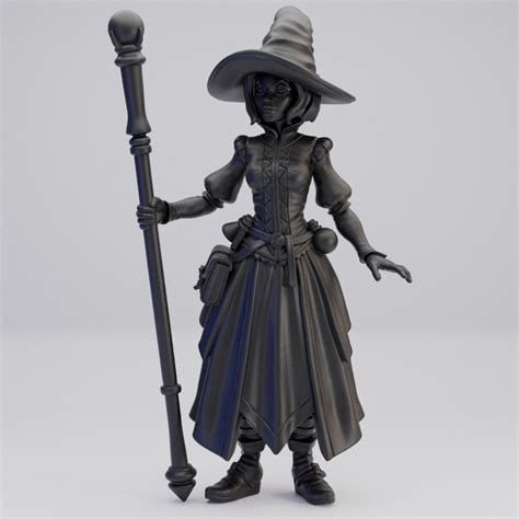 Hot Goblin ウィザードA ミニチュア ホットゴブリン 女性魔法使いフィギュア