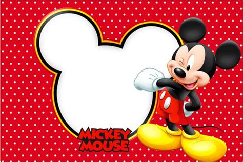 Convite Do Mickey Mouse Modelos Para Imprimir E Editar Como Fazer