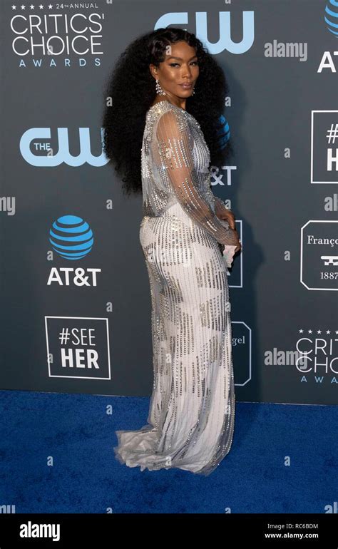 Angela Bassett Attends The 24th Annual Critics Choice Awards At Barker