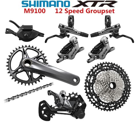 Shimano Xtr M9100 Groupset 1x12 Speed Groupset Sports Equipment