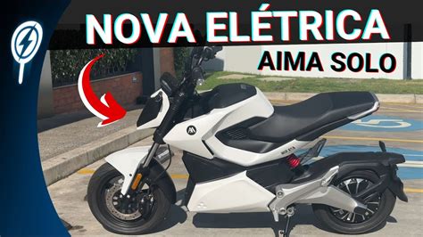 Aima Solo Review Dessa Nova Moto El Trica No Brasil Youtube