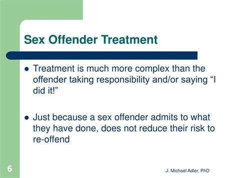 Ppt Introduction To Sex Offender Treatment J Michael Adler Phd Sex Offender Treatment Board