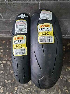 Coppia 120 70 ZR17 58W 190 55 ZR17 75W PIRELLI DIABLO SUPERCORSA BSB