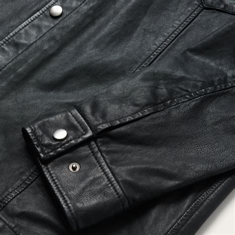 Leather Western Shirt Jacket Stetson