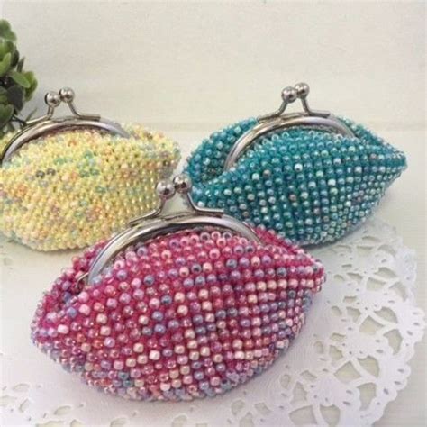 Loom Crochet Loom Knitting Coin Purse Purses Cottage Core Wallet