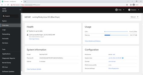 CrownCloud Wiki How To Enable Cockpit Server Manager In Rocky Linux 9