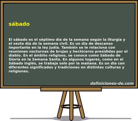 Significado Da Palavra Sabado - Significado de «sábado»