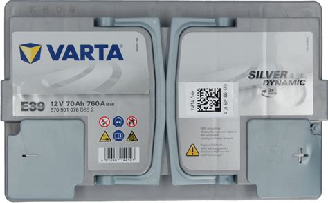 VARTA Silver Dynamic AGM 12V 70Ah E39 ab 123,19 € (Juli 2025 Preise ...