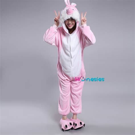 Pink Rabbit Onesie Pink Rabbit Pajamas For Adult Buy Now