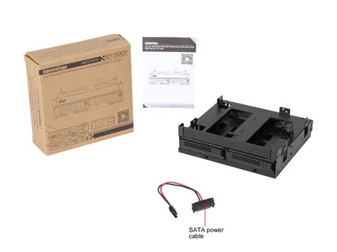 Icy Dock Expresscage Mb Spo B Ultra Slim Slim Odd Bracket Dual Sas Sata Hdd Ssd Hot