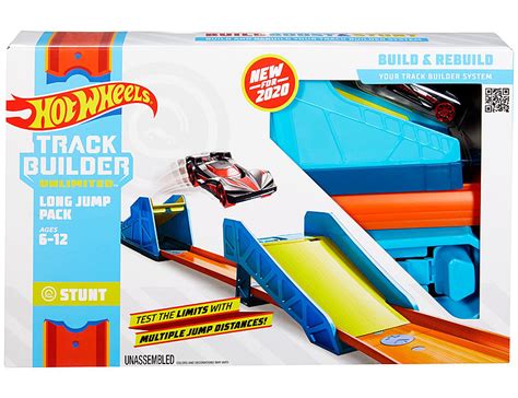 Hot Wheels Track Builder Unlimited Builder Weitsprung Set Rennbahn Schienen
