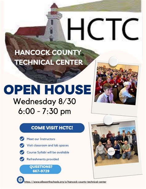 Hctc Open House Hancock County Technical Center