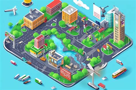 create  isometric map vector illustration  miandrais fiverr