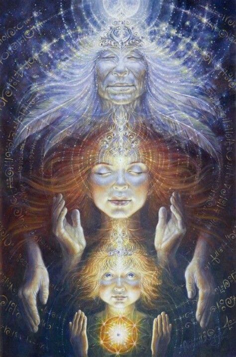 Mother Maiden Crone Maiden Mother Crone Art Visionnaire Psy Art