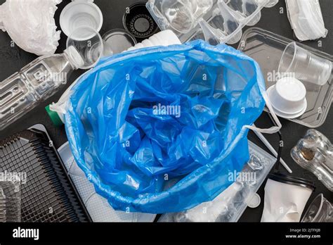 waste management empty plastic bag garbage stock photo alamy
