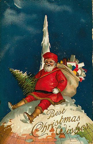 Vintage Santa Christmas Postcard Free To Use In Your Art O Flickr