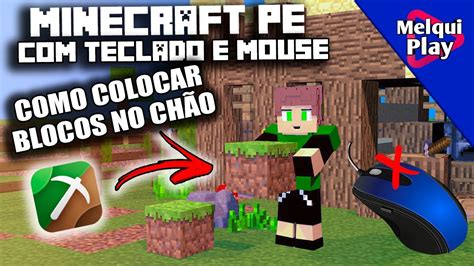 Como Colocar E Usar Blocos No Mcpe Teclado E Mouse Usando Toolbox