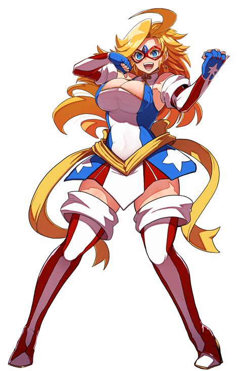 Fujioka Yatsufusa Kamen America Kamen America Comic Highres Girl Ahoge Blonde Hair