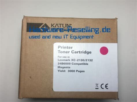 Katun Cartucho de Tóner Magenta para Lexmark XC 2130 2132 Nuevo 24b6009