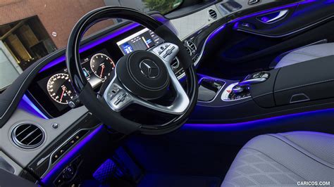 2018 Mercedes Benz S Class S 560 Color Designo Diamond White Bright Interior Illumination