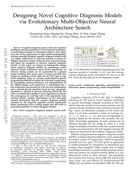 Designing Novel Cognitive Diagnosis Models Via Evolutionary Multi