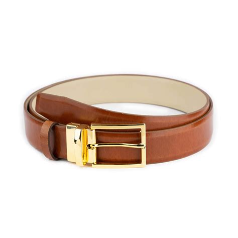 Buy Reversible Mens Brown Belt With Gold Buckle LeatherBelts