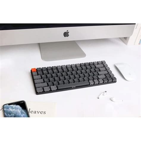 Keychron K Keys Rgb Low Profile Optical Brown Hot Swap K E Black