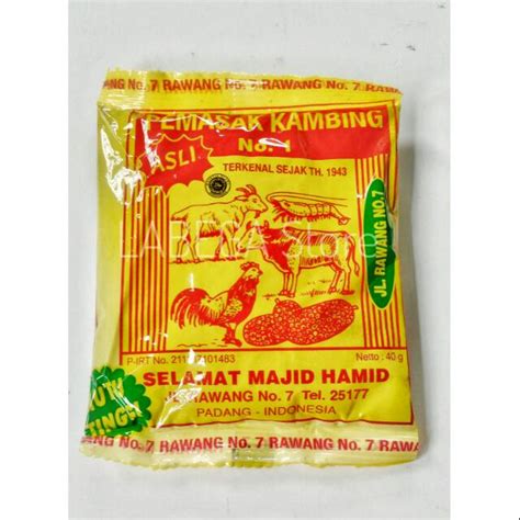 Jual Bumbu Masak Gulai Tempo Dulu Pemasak Kambing No 1 Ramuan Gulai